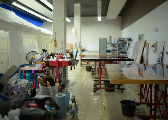 Atelier van James Chiew in Rotterdam door Jordy Leenders.