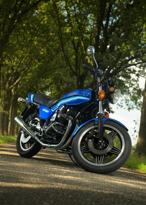 Portret van Honda CB750F door Jordy Leenders van Axis Studio.