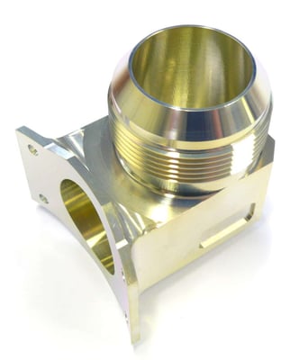 Usinage de précision aluminium par tournage 5 axes et traitement alodine