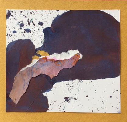 "Menorca N. 6" | Collage on cardboard | 15 x 14,4 cm | 2017