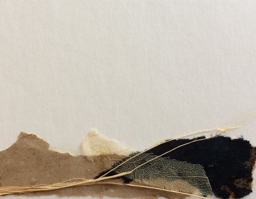 Cristina Castañeda | "Teruel n.10" | Collage on cardboard | 8 cm x 10 cm| 2017