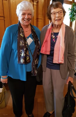 Monika Stocker ancienne Conseillère nationale ZH et Ursula Nakamura