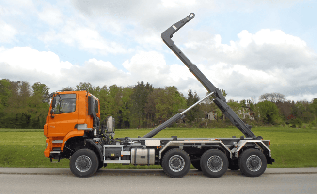 Lastwagen Fahrwerk Zentralrohrrahmen