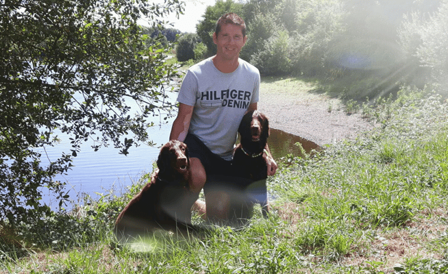 Thomas mit Samba und Cocker