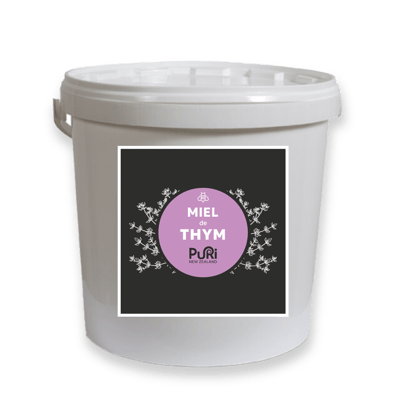 Miel de Thym de Nouvelle-Zélande en seaux de 10kg et texture crémeuse