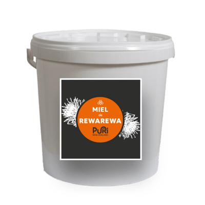 Miel de Rewarewa de Nouvelle-Zélande en seaux de 10kg