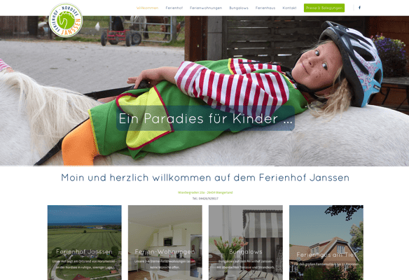 Kunde: Ferienhof Janssen Horumersiel