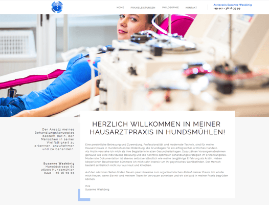 Kunde: Arztpraxis Susanne Waskönig Wardenburg