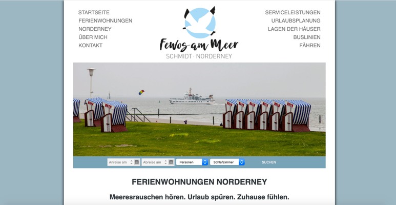 Kunde: Fewos am Meer - Schmidt Norderney