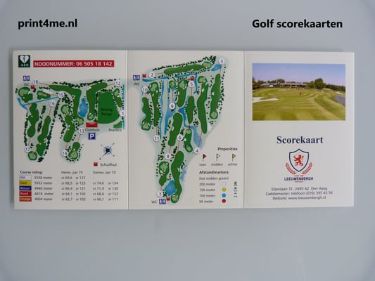 golfscorekaarten