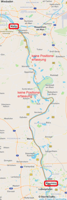 Tagesetappe Montag, 19.9.2022 [© MarineTraffic]