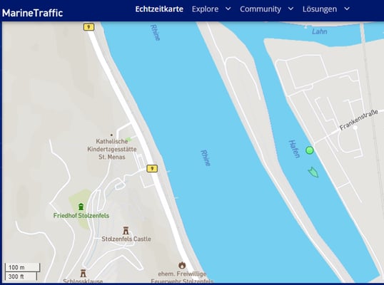 Schutzhafen Lahnstein [© MarineTraffic]