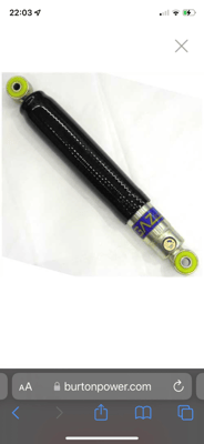 Amortisseur à gaz arrière de la Spartan