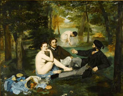Edouard Manet : Le déjeuner sur l'herbe