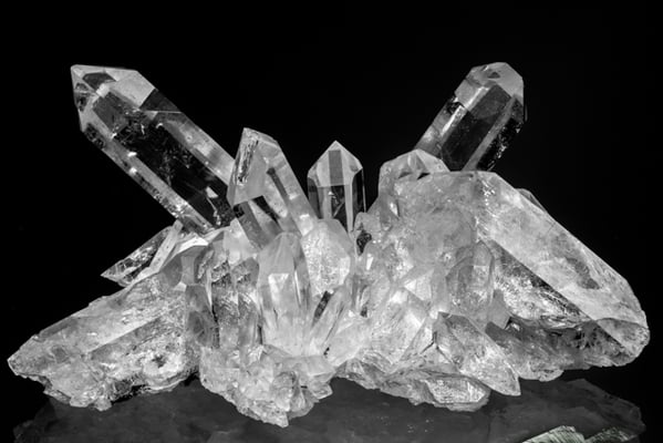 Bergkristall Triftgletscher, Foto und Sammlung: Marcus Stauffer, Magden