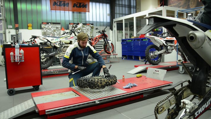 Reifenwechsel Enduro