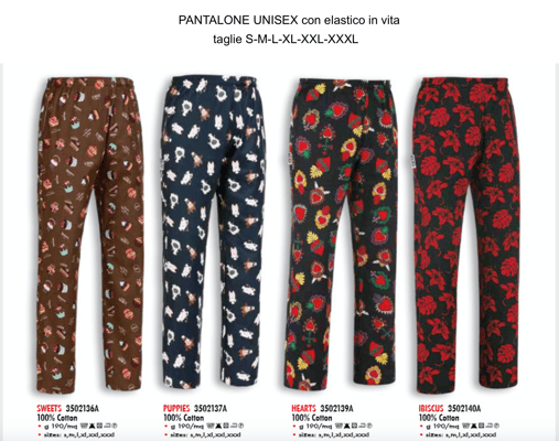 Ariell Divise da Lavoro pantalone cuoco Egochef
