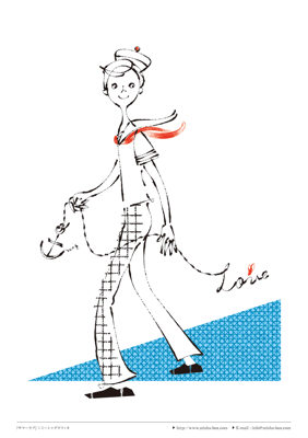 カット線画『サマーLOVE』