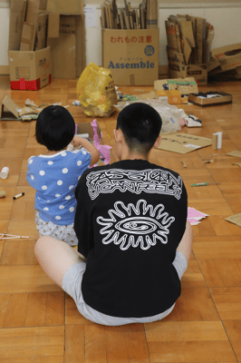 高校生と一緒にリハーサル