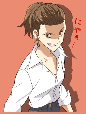 表情バリエーション　悪いことを思いついた顔