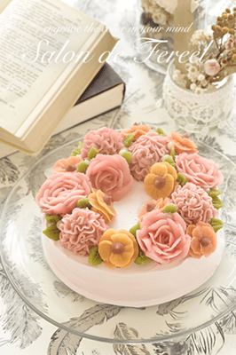 大阪四つ橋フラワーケーキ教室サロンドフェリール