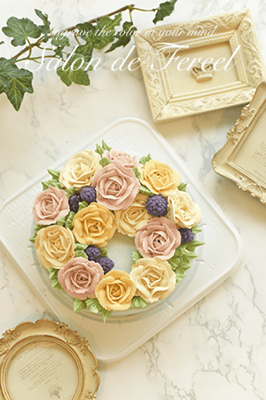 大阪四つ橋フラワーケーキ教室サロンドフェリール