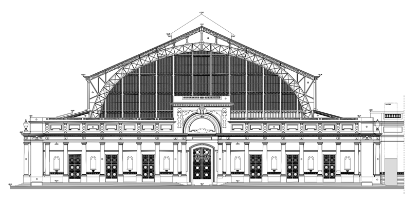 Gevelaanzicht - Autoworld - Brussel