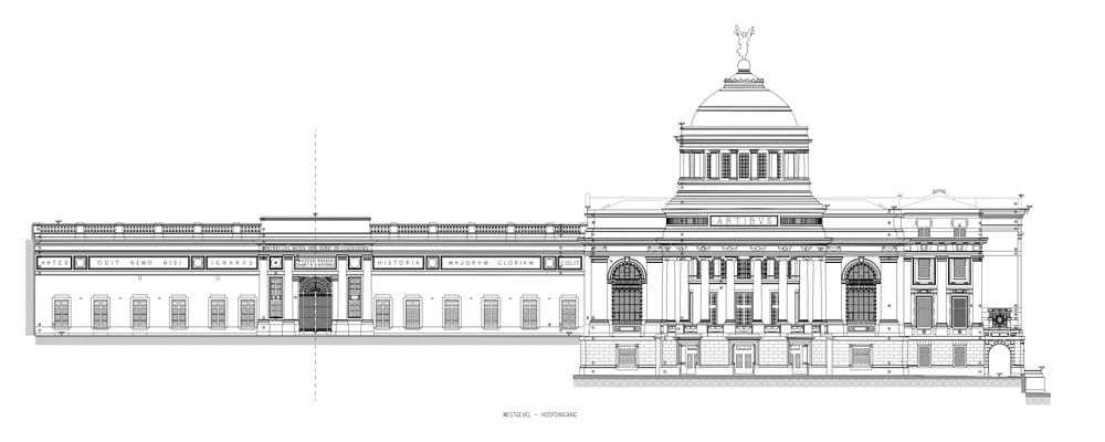 Gevelaanzicht - Koninklijke Musea voor Schone Kunsten - Brussel