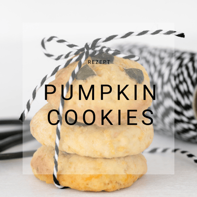 Pumpkin Cookies, Kürbis Guetzli, Rezept