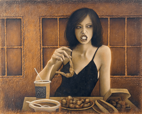 Night Lunch  /  2009  /  731x914mm  /  Oil on canvas　