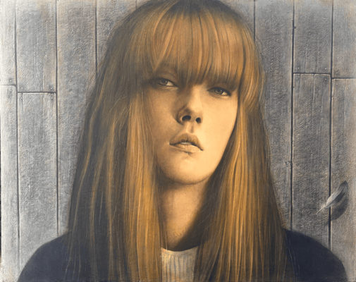 オーストラリアの友人  /  2002  /  731x914mm  /  Oil on canvas　