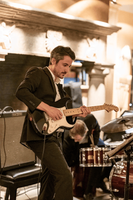 Alma Cilurzo Jazzsängerin mit Jazz Band Pocket Jukebox Lenk Jazztage Lenkerhof Peter Wespi Joel Kuster Gitarre