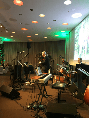 Alma Cilurzo Jazzsängerin mit Jazz Band Pocket Jukebox Peter Wespi Zürich Dolder