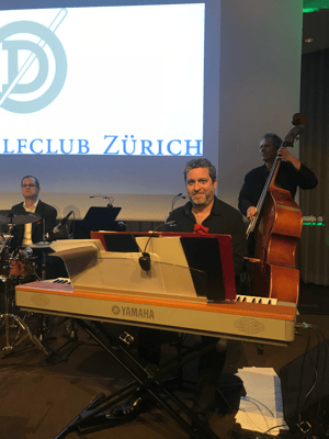 Alma Cilurzo Jazzsängerin mit Jazz Band Pocket Jukebox Peter Wespi Zürich Dolder