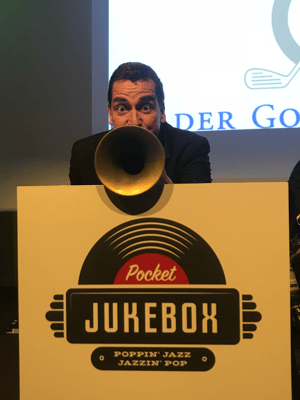 Alma Cilurzo Jazzsängerin mit Jazz Band Pocket Jukebox Peter Wespi Zürich Dolder