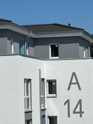 Immobilie weißes Haus