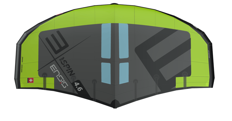 Ensis Wing Top Spin Boom Wing Yellow in 4.6m²