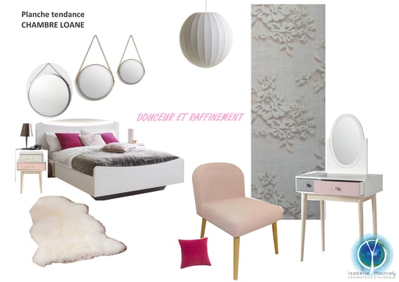 Ambiance chambre jeune fille