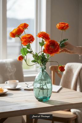 Renoncule artificielle haut de gamme