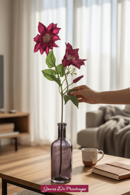 Clématite artificielle haut de gamme