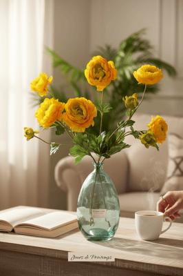 Renoncule artificielle haut de gamme