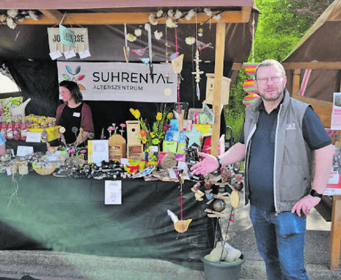 alt="Marktstand Naturheilkunde Messe Schöftland"