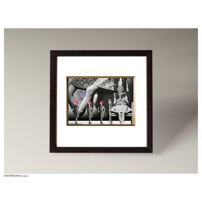 Daydream | collage 『白昼夢』2019｜コラージュ 「少女の夢。小さな踊り子とステップ」 ©️ミーシャグラフィカ