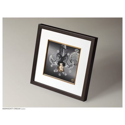 Midnight's Dream | collage 『真夜中の夢 〜シリーズ幸せを呼ぶ蝙蝠より〜』2019｜コラージュ ©️ミーシャグラフィカ