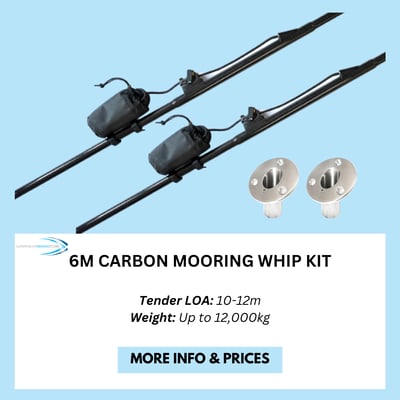 6m Carbon Mooring Whip Kit