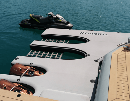 Superyacht Custom jetski & seabob dock www.marinestore.eu