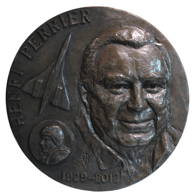 Buste-Sculpteur-Langloys-Bas Relief-Bronze-Henri-Perrier 