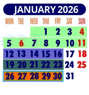 VMByachts Schedule | January 2026