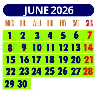 VMByachts Schedule | June 2026