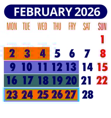 VMByachts Schedule | February 2026